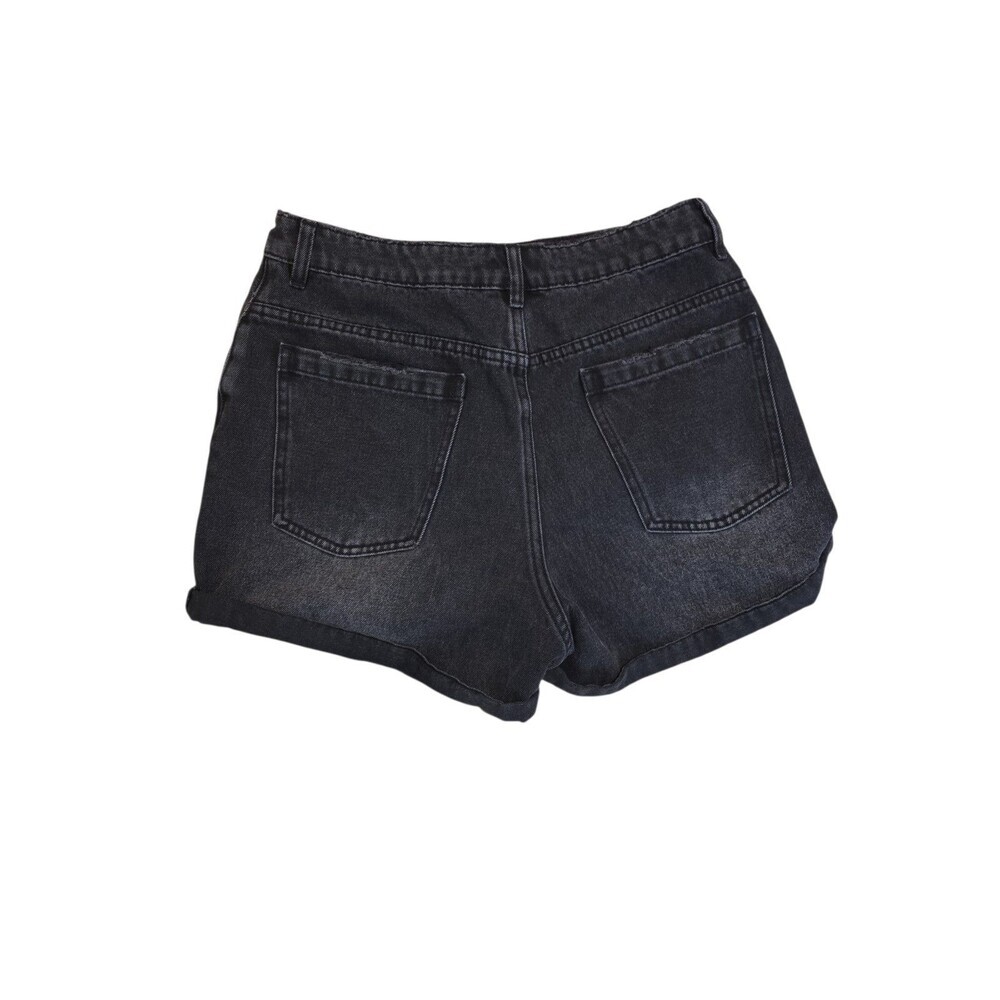 amuse society Jean Shorts Black Size 30 Women's Cuffed - Picture 2 of 4